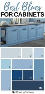 Best Paint Colors For Kitchen Cabinets And Bathroom Vanities Kitchen Colors Blue Bathroom Vanity Blue Cabinets