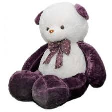 Maine dimineata trebuie sa ma duc la ziua unui baietel si isi doreste un urs de plus mare si as vrea sa cumpar din auchan pentru ca e cel mai aproape supermarket! Urs De Plus Gigant 130 Cm Kota Baby Mov Alb