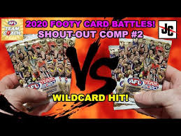 We already made more than 6000 clients happy with a personalised fut card. Shout Out Comp 2 2020 Afl Teamcoach Footy Card Battles Youtube