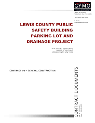 LEWIS COUNTY PUBLIC SAFETY BUILDING PARKING LOT AND DRAINAGE PROJECT