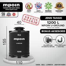 Tandon air smart marine 5300 liter hitam. Harga Tandon Air 1000 Liter Berkualitas Satu Tangki Seumur Hidup Mpoin Plus Tangki Air Tandon Air Toren Pipa Pvc