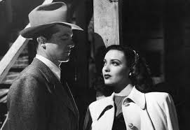 A Shot From Fallen Angel With Dana Andrews And Linda Darnell He S Handing Her A Line And She Isn T Buying Dana Andrews Film Noir Hollywood