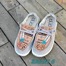 Built A Pair Of Hey Dude Krazy S Beadwork Leatherwork Facebook