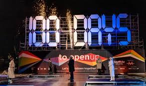 Who will win eurovision song contest 2021? Spektakel Bij Depot Gigantische Klok Telt Af Naar Eurovisie Songfestival Filmpje