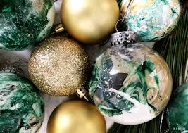 Discover our favorite holiday decorations for 2020, including classic and contemporary ideas. Diy Dollar Store Marbled Ornaments This Is Our Bliss