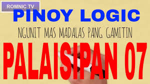 Palaisipan 07 Pinoy Logic Tagalog Riddles Youtube It runs for 85 hours and funnily the title is 'cure for insomnia'. palaisipan 07 pinoy logic tagalog riddles