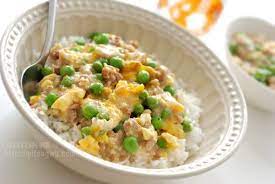 小小米桶 豬肉滑蛋飯 cooking recipes delicious dinner recipes cooking