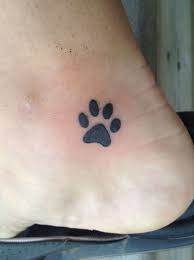 My Paw Print Tattoo In Memory Of My Sweet Charlie Cat I Miss Him So Much Paw Tattoo Print Tattoos Paw Print Tattoo