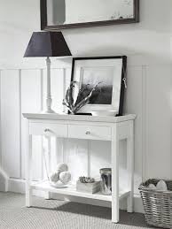 Neptune Aldwych Console Table Small Snow Living Small Console Tables White Console Table Console Table Hallway