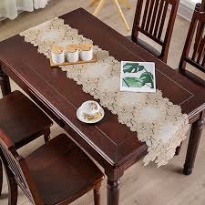 Place a patio coffee table at the bend of your outdoor sectional couch and scatter a few coordinating patio end tables near the other seats. Simple European Table Runner Lace Table Cloth Coffee Table Flag American White Tv Cabinet Long Tablecloth Home Decorate Towel Table Runners Aliexpress