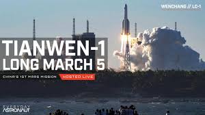 China embarked on its most ambitious space mission yet, launching a probe to mars on thursday that ramps up the nation's challenge to nasa's dominance in space. Watch China Launch Their First Mission To Mars On Their Long March 5 Youtube