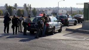 1 Chp Officer Killed 2 Wounded In Shootout On 215 Overpass In Riverside Suspect Fatally Shot Riverside California Highway Patrol Police Activities