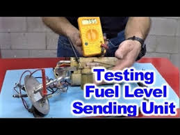 How To Test A Fuel Level Sending Unit With Digital Ohm Meter