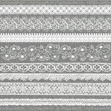 Lace Borders Clip Art Set Beautiful Vintage Lace Ribbon Etsy Clip Art Borders Clip Art Art Set