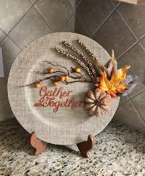 Fall Charger Plate Charger Plate Crafts Fall Crafts Diy Fall Halloween Crafts