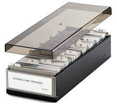 The showcase (moo size) business card organizer. Maxgear Business Card Organizer Business Card File Name Card Case Holder Card Storage Box Organizer Office Business Card Holder Fit Card Size 2 2 X 3 6 Large Capacity For 800 Cards Black 800 Cards