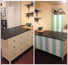 Kitchen Island Bar Ikea Hack Hemnes Dresser With Torksby Top The Top Is Being Discontinued But You Could Use The Gallant Tablet Moveis Pintados Moveis Armario