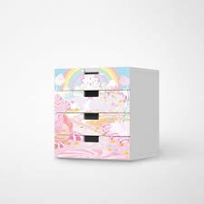Klebefolie Ikea Stuva Malad Kommode 4 Schubladen Design Candyland Small Bedroom Furniture Storage Furniture Playroom