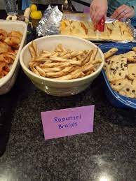 For example, you could hang a sign above the food table that says pub grub in recognition of the movie's scenes inside a pub where a bunch of thugs spends time. Pin By Danielle O Neill On My Creations Rapunzel Party Rapunzel Birthday Party Princess Birthday Party