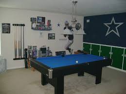 Dallas Cowboys Theme Pool Room With A Brunswick Black Wolf Pool Table Pool Table Room Pool Table Dallas Cowboys Theme