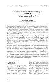 Mari kita simak artikelnya di bawah ini. Http Pustaka Unpad Ac Id Wp Content Uploads 2012 02 Pustaka Unpad Implementasi Sistem Administrasi Negara Indonesia Pdf