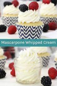 This Easy Whipped Cream Recipe Is Stabilized With Mascarpone Recipe Recipes With Whipping Cream Cream Recipes Whipped Cream Cheese Frosting
