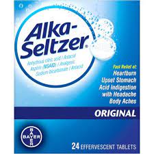 It is used for heartburn, stomach ache, diarrhea, or gas painful, . Alka Seltzer Antacid Analgesic Effervescent Tablets Original 24 Tablets Rite Aid