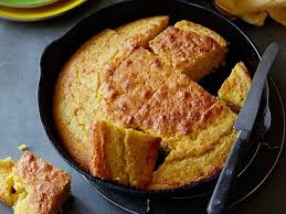 The biggest benefit of cooking this cornbread in a cast iron skillet is that it goes into the oven while you are making your cornbread batter and gets very hot. Creamed Corn Cornbread Recipe Alton Brown Food Network