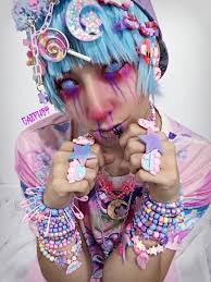 Two teenagers dressed in soft boy style. Pastel Boy Puzzle Factory