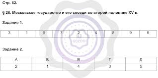 решебник по истории 5 класс чернова рабочая тетрадь 1 часть Otvety Gdz Istoriya Za 6 Klass Rabochaya Tetrad 2 Chast Stranicy 62