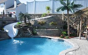 Gopro awesome backyard pool slide you. Custom Pool Slides Fiberglass Residential Water Slides At Dolphin Waterslides