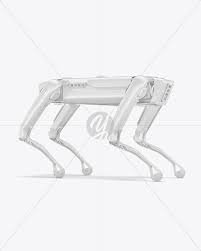 Download Four Legged Robot Mockup In Device Mockups On Yellow Images Object Mockups PSD Mockup Templates