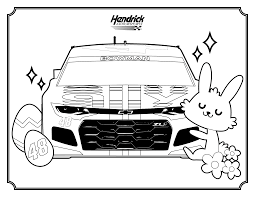 They develop imagination, teach a kid to be accurate and attentive. Check It Out Easter Themed Coloring Pages For The Family Hendrick Motorsports