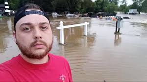 Tyson Truck in Flood Water