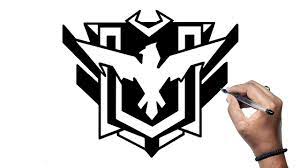 Those can be customized a little bit or you can completely revamp the design. How To Draw Free Fire Heroic Logo Drawing Step By Step Heroic Logo Drawing Step By Step Free Fire Youtube