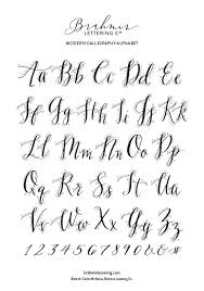One tool allows you to create handwriting worksheets from a template as shown here. Modern Calligraphy Alphabet Free Calligraphy Worksheets Brahmin Lettering Co