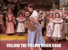 Wizard Of Oz Gif Wizard Of Oz Wizard Yellow Brick Road