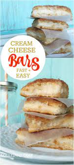 Cream Cheese Bars Lolly Jane Baking With Honey Cream Cheese Recipes Easy Desserts