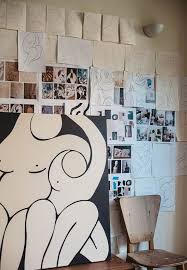 In Bed With Artist Caroline Walls Sfgirlbybay Abstract Art Diy Gallery Wall Home Art
