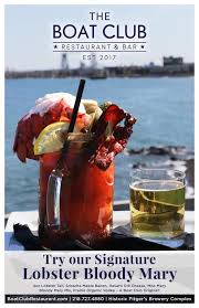 Noatun community wooden boat works builds a traditional 19 ft norwegian faering w/ community members to row and sail on lake superior! It S A Lobster Bloody Mary Boat Club Restaurant And Bar Facebook