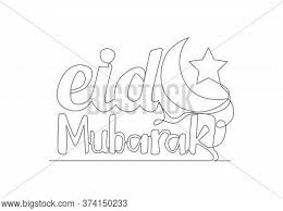 It's a time for muslims to come together and. One Continuous Line Vector Photo Free Trial Bigstock