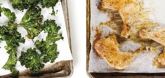 Kale Chips And Roasted Chicken Legs With Parmesan Ricardo Recipe Roasted Chicken Legs Kale Chips Roasted Chicken
