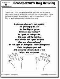 Grandparent S Day Activity Grandparents Day Poem Grandparents Day Activities Grandparents Day Preschool