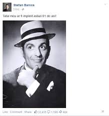 He was a romanian singer and actor, of romani enthnicity, from călăraşi. Paznicii Cimitirului Au Crezut Ca Nu Vad Bine Cum A Aparut Stefan Banica Jr La Mormantul Tatalui Sau