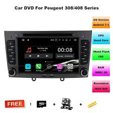 1024 600 7 Quad Core Android 7 1 1 Car Dvd For Peugeot 308 408 308sw With 3g Wifi Radio Gps Navigation Support Obd Bluetooth Yester Car Peugeot 308 Car Audio