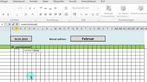 Monat kurz ist ein kompakter tabellarisch aufgebauter dienstplan. Gut Excel Monatsubersicht Aus Jahres Dienstplan Ausgeben Per Wverweis Voll Youtube