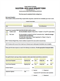 • include suggestions on how you intend to make up for a lost time at work and if you plan to do part of your work at home. Free 31 Leave Request Forms In Pdf Ms Word Excel