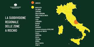 Decisivo per la nostra regione il dato rt a 0.83, il più basso d'italia. Tutta Italia Abruzzo Escluso In Zona Gialla Confcommercio