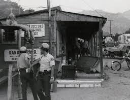 The dilapidated buildings of spahn ranch burned to the ground in 1970. Iverson Movie Ranch That Quentin Tarantino Set Being Built At Corriganville Is Just About Done Shooting Is Expected To Start Any Day Now