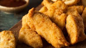Burger king's nuggets have a breaded texture, akin to that of a frozen chicken tender. Baked Chicken Tenders Rachael Ray Show